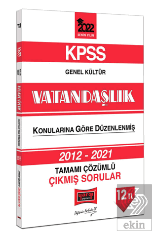 2022 KPSS Genel Kültür Vatandaşlık Tamamı Çözümlü