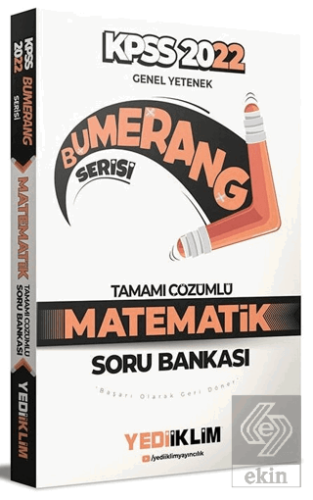 2022 KPSS Genel Yetenek Bumerang Matematik Tamamı