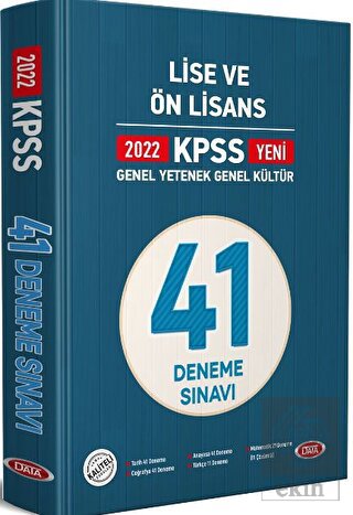 2022 KPSS Genel Yetenek Genel Kültür Lise ve Ön Li