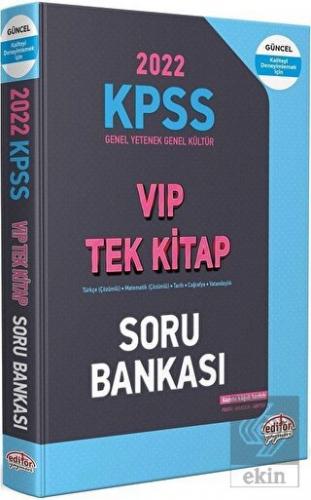 2022 KPSS Genel Yetenek - Genel Kültür VIP Tek Kit