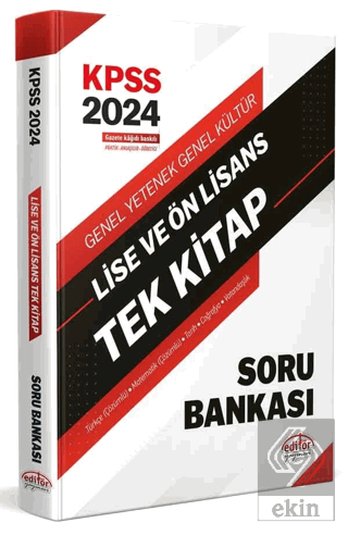 2022 KPSS Genel Yetenek - Genel Kültür VIP Tek Kit