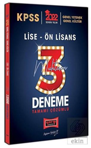 2022 KPSS GY GK Lise Ön Lisans Tamamı Çözümlü Muht