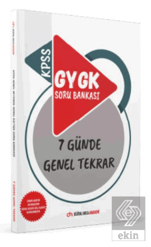 2022 KPSS GYGK Soru Bankası 7 Günde Genel Tekrar K