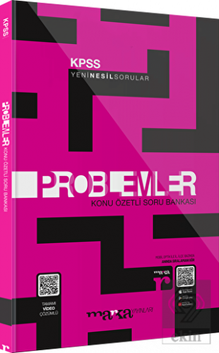 2022 KPSS Problemler Konu Özetli Yeni Nesil Soru B