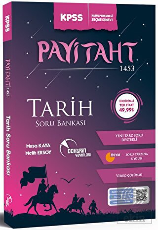 2022 KPSS Tarih Payitaht 1453 Soru Bankası