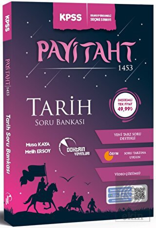 2022 KPSS Tarih Payitaht 1453 Soru Bankası