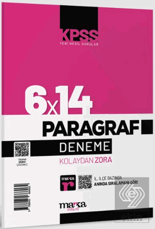 2022 KPSS Yeni Nesil Video Çözümlü Kolaydan Zora 6