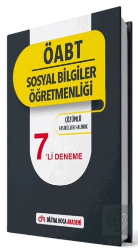 2022 ÖABT Sosyal Bilgiler Öğretmenliği Çözümlü 7'l