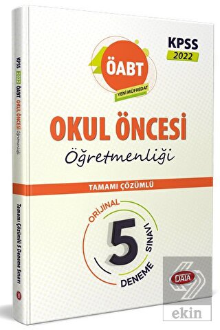2022 Okul Öncesi Öğretmenliği Tamamı Çözümlü 5 Den