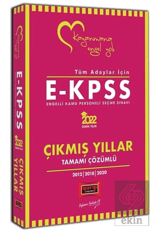 2022 Tüm Adaylar İçin EKPSS Tamamı Çözümlü Çıkmış Yıllar Yargı Yayınları