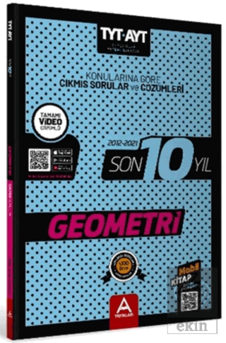 2022 TYT AYT Geometri Son 10 Yıl Konularına Göre Ç