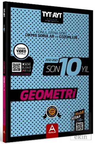 2022 TYT AYT Geometri Son 10 Yıl Konularına Göre Ç