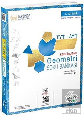 2022 TYT-AYT Konu Anlatımlı Geometri Soru Bankası 1.Kitap