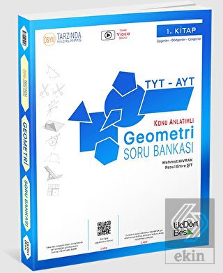 2022 TYT-AYT Konu Anlatımlı Geometri Soru Bankası 1.Kitap