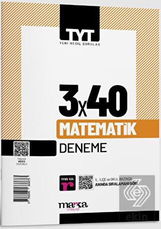 2022 TYT Matematik 3 Deneme Tamamı Video Çözümlü
