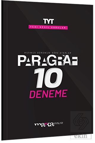 2022 TYT Paragraf Yeni Nesil 10 Deneme Sınavı