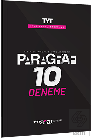 2022 TYT Paragraf Yeni Nesil 10 Deneme Sınavı