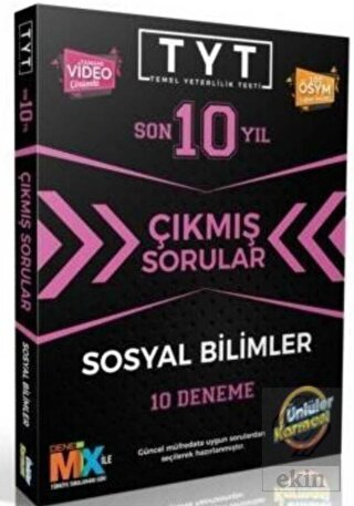 2022 TYT Sosyal Bilimler Son 10 Yıl Çıkmış Sorular