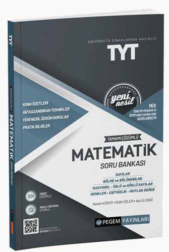 2022 TYT Tamamı Çözümlü Matematik Soru Bankası