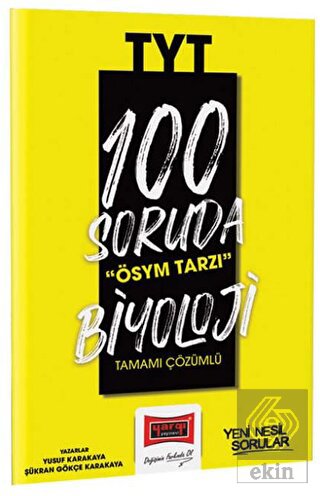 2023 100 Soruda ÖSYM Tarzı TYT Biyoloji Soru Banka