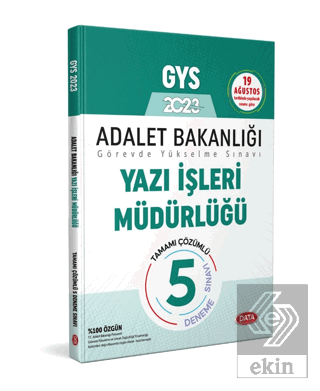 2023 Adalet Bakanlığı Yazı İşleri Müdürlüğü GYS Ta