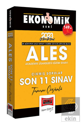 2023 ALES Ekonomik Seri Çıkmış Son 11 Sınav Sorula