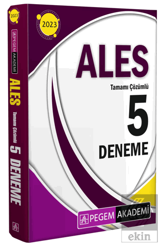 2023 ALES Tamamı Çözümlü 5 Deneme