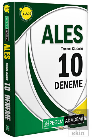 2023 ALES Tüm Adaylar İçin 10 Deneme