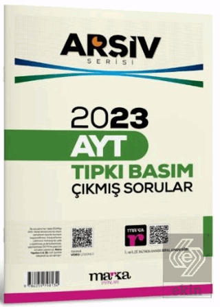 2023 AYT Arşiv Servisi Çıkmış Sorular Tamamı Video Çözümlü Kollektif M