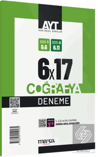 2023 AYT Coğrafya 6 Deneme Tamamı Video Çözümlü Ma