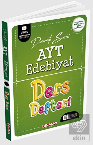 2023 AYT Edebiyat Ders Defteri Dinamo Yayınları