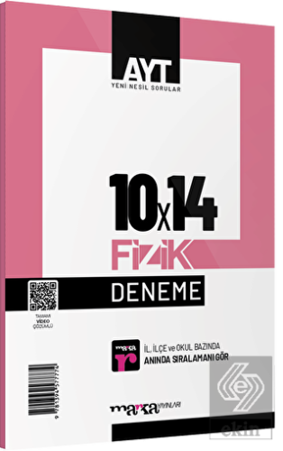 2023 AYT Fizik 10 Deneme Tamamı Video Çözümlü Mark