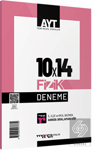 2023 AYT Fizik 10 Deneme Tamamı Video Çözümlü Mark