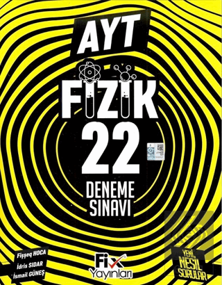 2023 AYT Fizik 22 Denemeleri Fix Yayınları