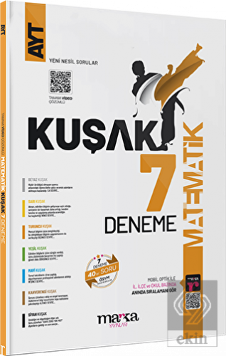 2023 AYT Matematik Kolaydan Zora 7 Kuşak Deneme Ta