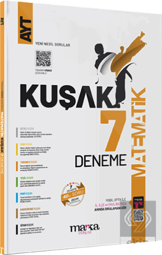 2023 AYT Matematik Kolaydan Zora 7 Kuşak Deneme Ta