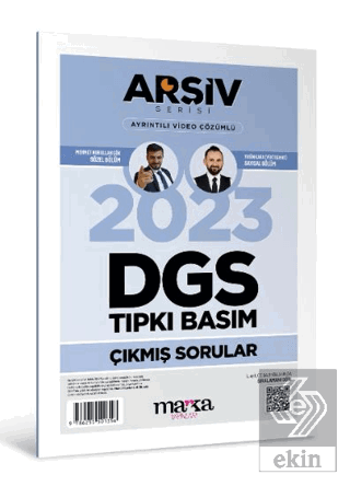 2023 DGS Arşiv Serisi Tıpkı Basım Çıkmış Sorular