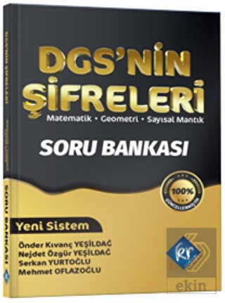 2023 DGS nin Şifreleri Soru Bankası Çözümlü KR Aka