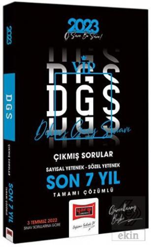2023 DGS VIP Son 7 Yıl Çıkmış Sorular