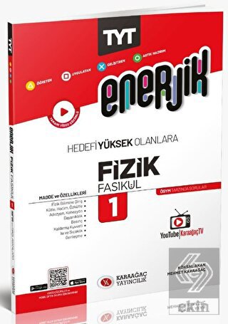 2023 Enerjik TYT Fizik Fasikülleri - 1 Karaağaç Ya