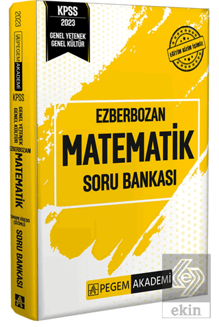 2023 Ezberbozan KPSS Genel Yetenek Genel Kültür Ma