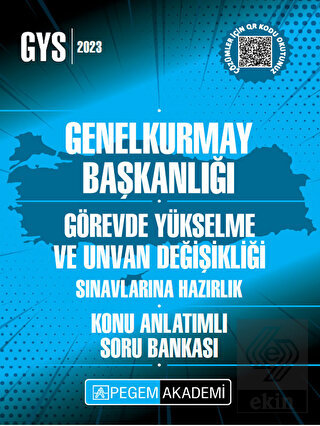 2023 Genelkurmay Başkanlığı Görevde Yükselme Konu