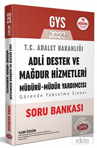 2023 GYS Adalet Bakanlığı Adli Destek ve Mağdur Hi
