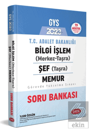 2023 GYS Adalet Bakanlığı Bilgi İşlem (Merkez-Taşr