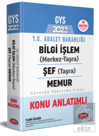 2023 GYS Adalet Bakanlığı Bilgi İşlem (Merkez-Taşr
