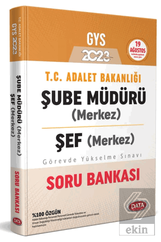 2023 GYS Adalet Bakanlığı Şube Müdürü (Merkez) - Ş