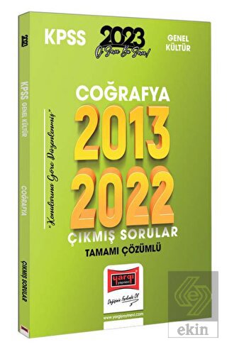 2023 KPSS Coğrafya 2013-2022 Tamamı Çözümlü Çıkmış