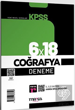 2023 KPSS Coğrafya 6x18 Deneme Tamamı Video Çözüml