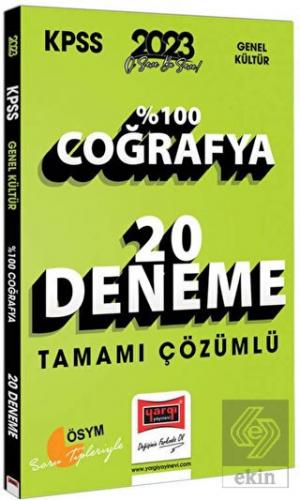 2023 KPSS Coğrafya Tamamı Çözümlü 20 Deneme