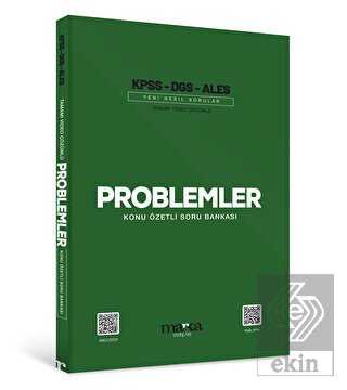 2023 KPSS DGS ALES Problemler Konu Özetli Yeni Nes